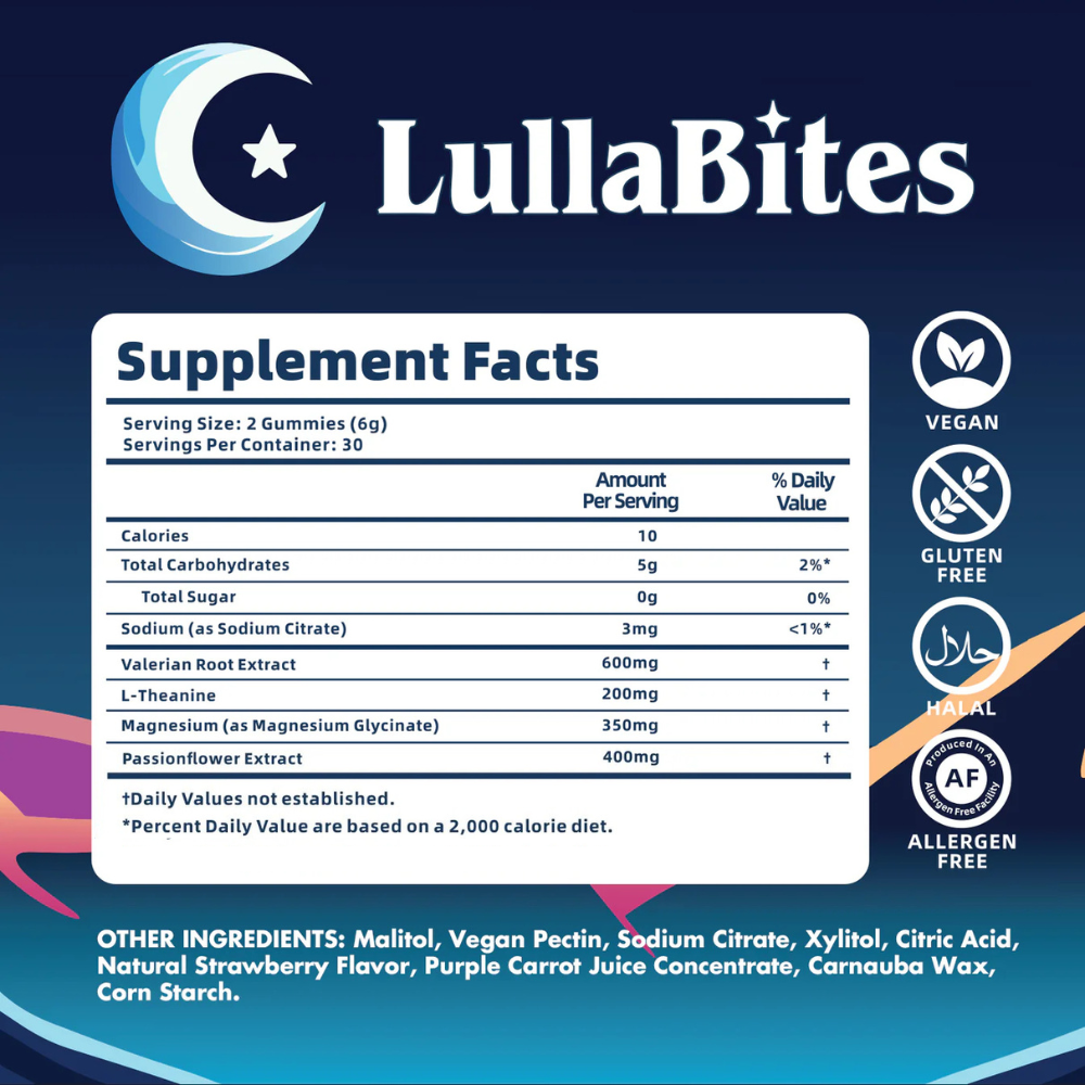 LULLA NATURAL SLEEP GUMMIES