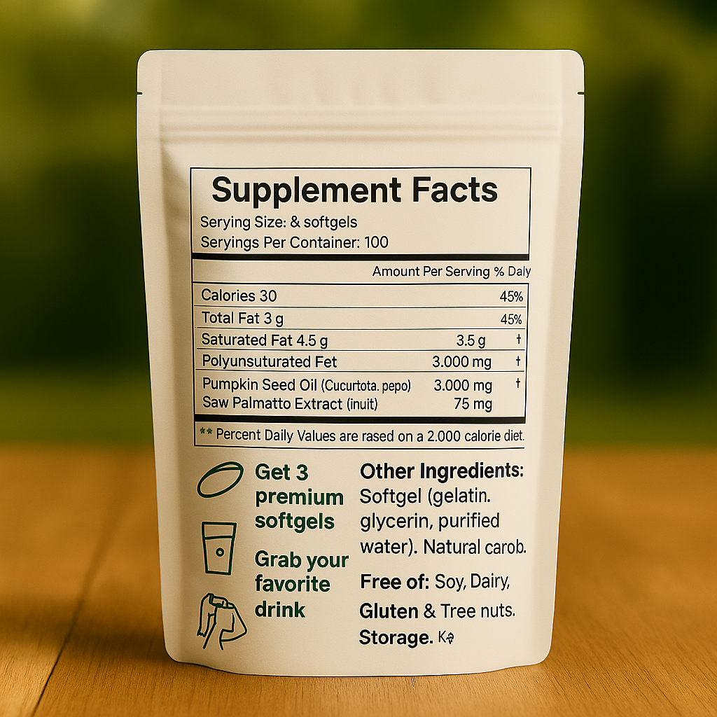 Natural Pumpkin Seed Oil