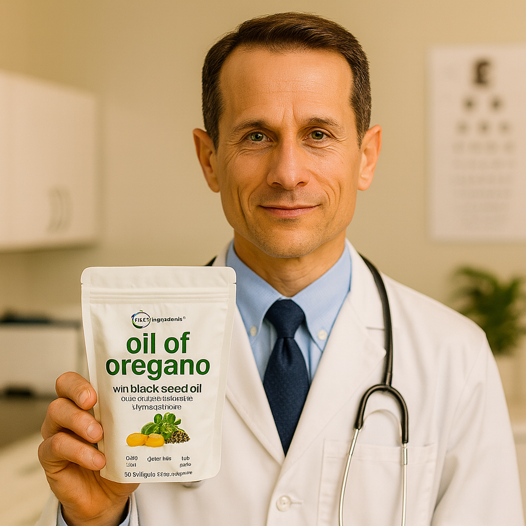 Natural Oregano Oil with Black Seed
