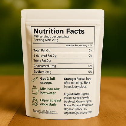 Natural Organic Mushroom Coffee